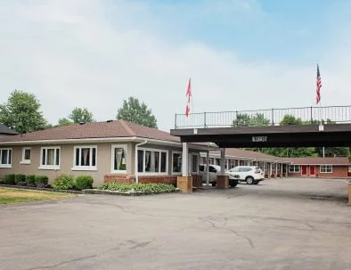 Motel Entrance From Road