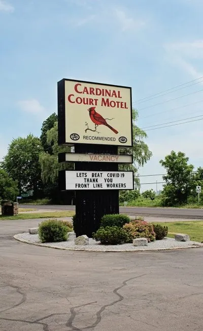 Cardinal Court Sign